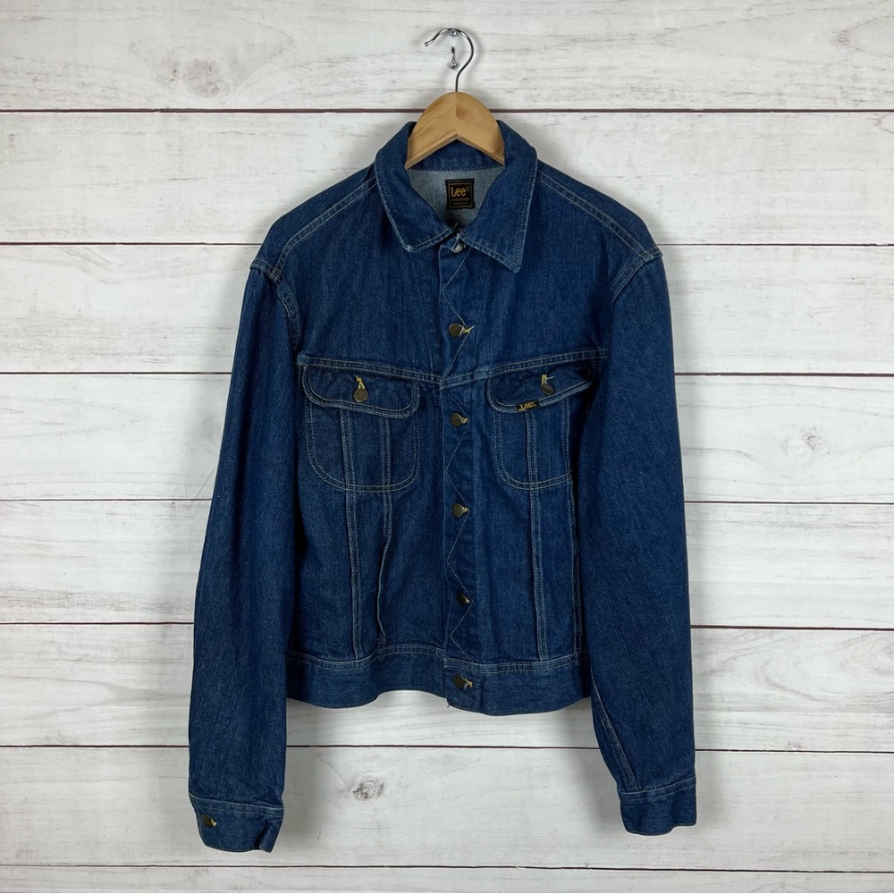 Vintage 1980s Lee Trucker Denim Jacket Medium